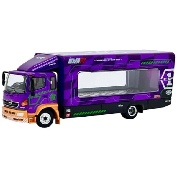 POP RACE 1/64 EVA RACING TRANS PORTER HINO 500 (EVA-01) 完成品