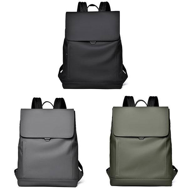 スリム バックパック パソコンバッグ シンプル 無地 メンズ リュック ビジネスバッグ ノートPC A4 スタイリッシュ 多機能 出張 リュックサック 収納 通勤 通学