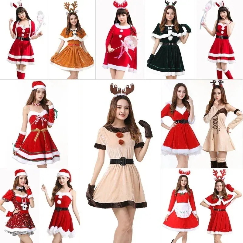 ファンタジークリスマス衣類セクシーコスプレ写真とオリジナルの中国風のレトロクリスマス服の写真 4,205円