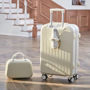 【本日限定】スーツケース カップホルダー付き 搭乗可能です スタイリッシュ 多機能暗号 スーツケースです 三日内出荷です
