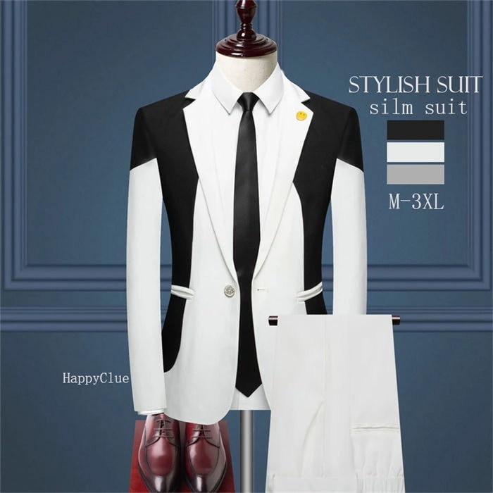 セットアップ お洒落 カジュアル パンツスーツ メンズスーツ カラーマッチ おしゃれスーツ 結婚式 タキシード メンズ 礼服 紳士服 スーツ 前撮り 撮影 男性 フォーマルスーツ スリム お呼ばれ パ