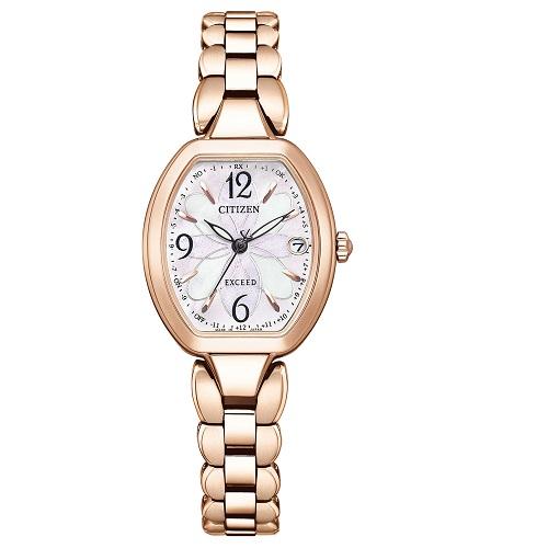 シチズン ES9482-51W EXCEED Titania Happy Flight エコ・ドライブ電波時計