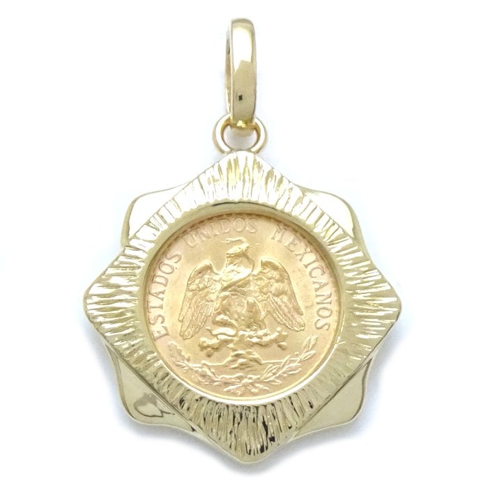 K21.6 ペソ コイントップ 金貨 K18YG イエローゴールド/78948【中古】