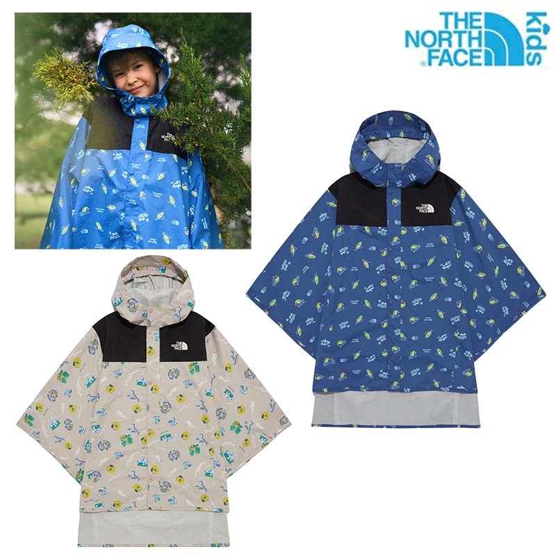 NJ2HR21 KS NOVELTY MOUNTAIN PONCHO レインコート 軽い 防水 襟あり フード 薄い ジャケット 防寒 キッズ 女児用 男児用 ジュニア 膝丈 人気 おすすめ