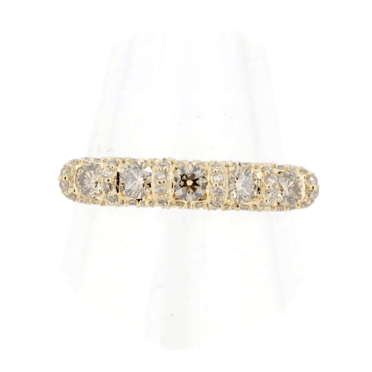 GSTV ダイヤモンド リング 指輪 0.70ct 13号 K18YG(18金 イエローゴールド) 質屋出品