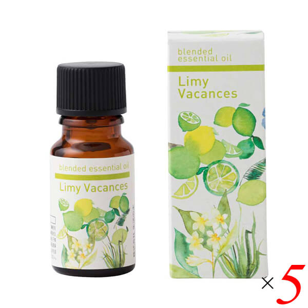 生活の木 ブレンドエッセンシャルオイル ライミーバカンス 10ml 5本セット