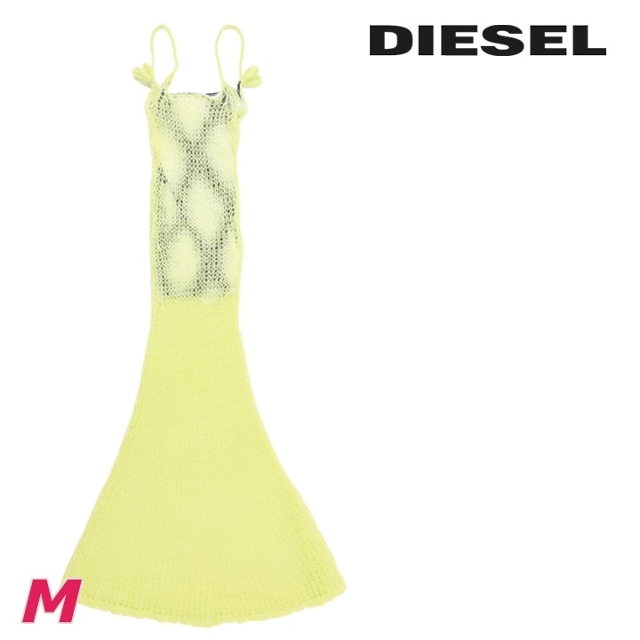 マキシキャミソールワンピースドレス レディース M-OVERLONG プリントインナー レイヤードデザイン die-l-t-f4-6j2