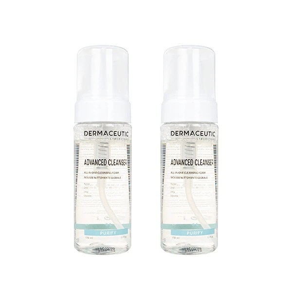 【使用期限：2025年01月】ダーマシューティック アドバンスドクレンザー 150ml 2本 敏感肌 乾燥肌 海外発送 日時指定不可 ヤマト国際便発送