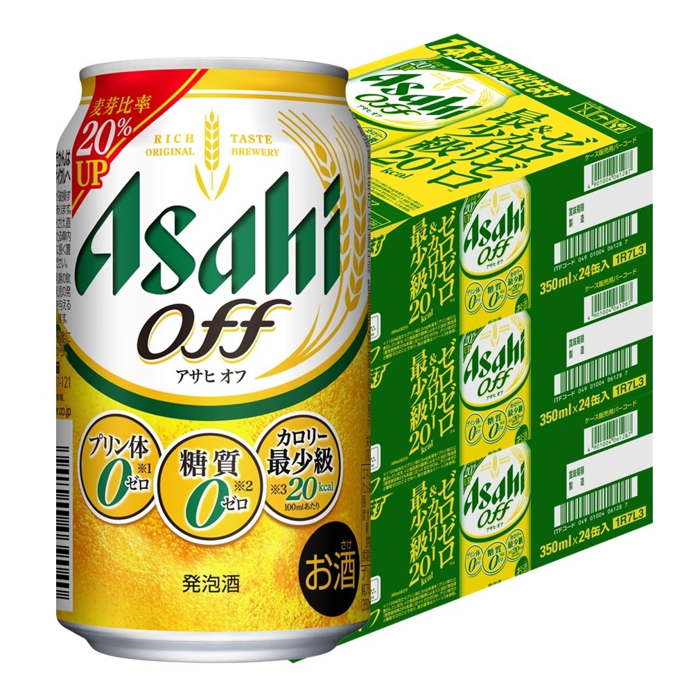 【送料無料】アサヒ オフ 350ml3ケース/72本【北海道沖縄県東北四国九州地方は必ず送料が掛かります】