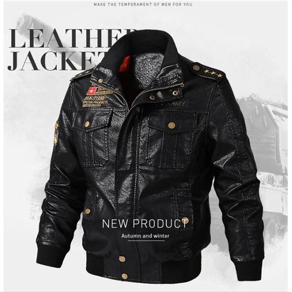 裏起毛 革ジャン メンズ レザージャケット ミリタリージャケット 革ジャケット ライダースジャケット バイクジャケット アウター 暖かい 防寒 秋冬 2020