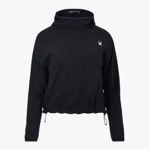 パーカー PQF SPIWCNHD281W-BLK ウィメンズ ランニング ルーズフィット フリース パーカー