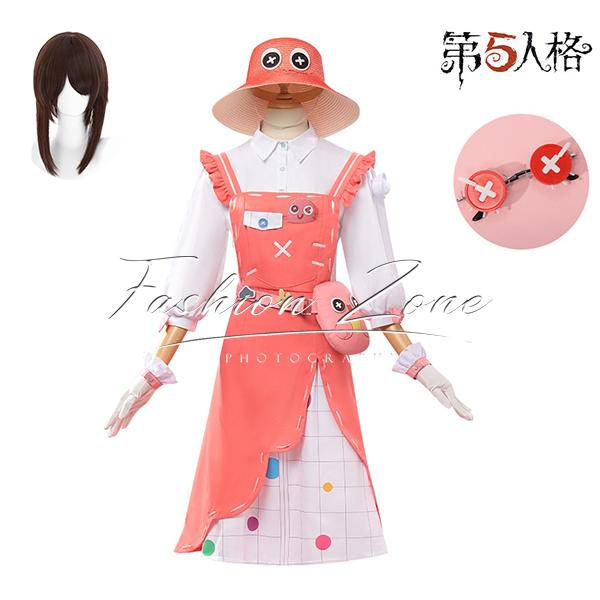 IdentityV 第五人格 風 庭師 エマ・ウッズ 島仲間 コスプレ衣装 ウィッグ cosplay ハロウィン 演出服 変装