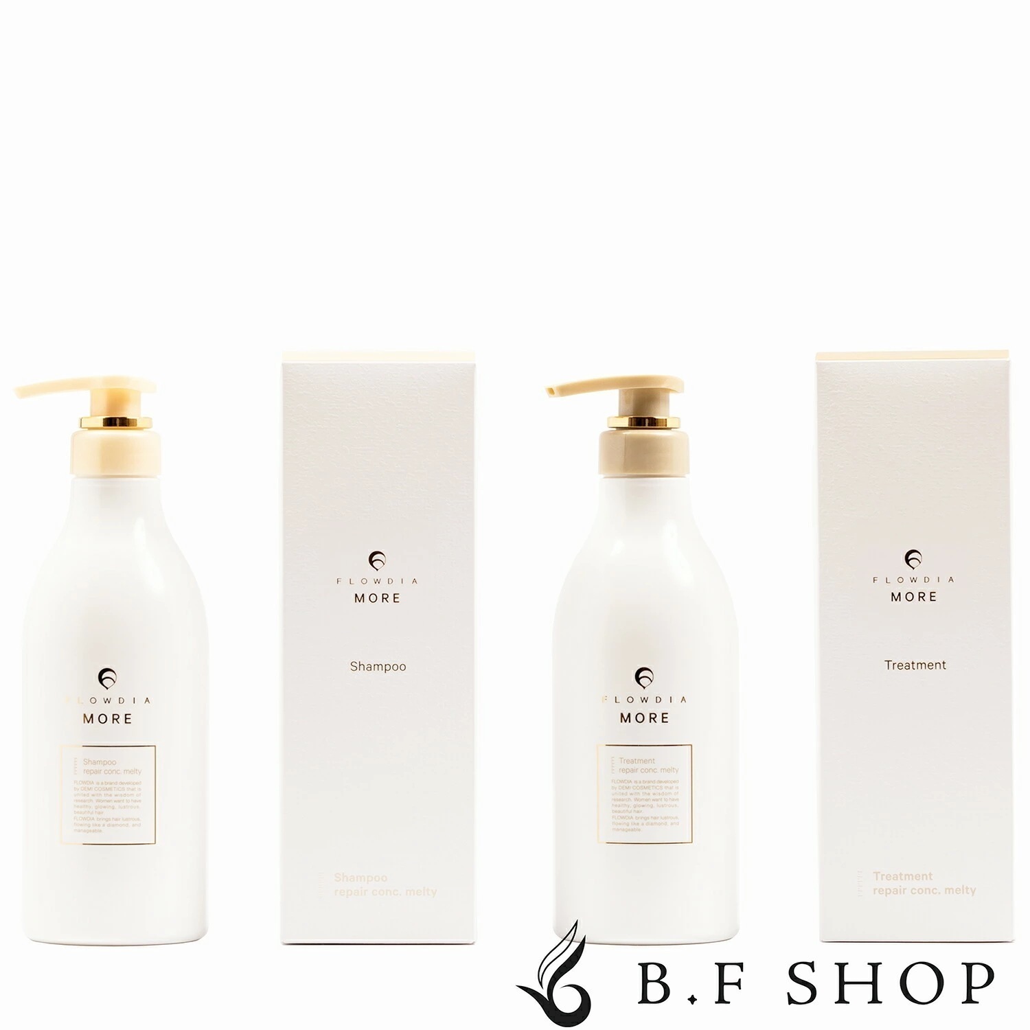 【セット品】デミ フローディアモア シャンプー リペアコンク メルティー 550ml トリートメント 550g LSC