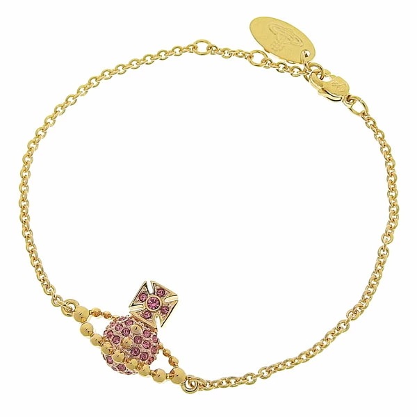 ヴィヴィアンウエストウッド アクセサリー レディース ブレスレット アウトレット ゴールド LENA BAS RELIEF BRACELET 6102021102R881 VIVIENNE WESTW