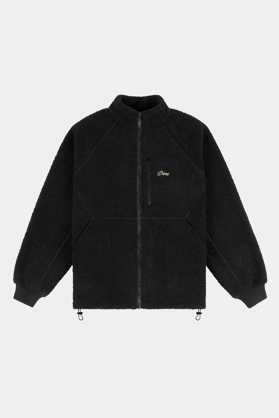【DIME】 POLAR FLEECE SHERPA ZIP : BLACK