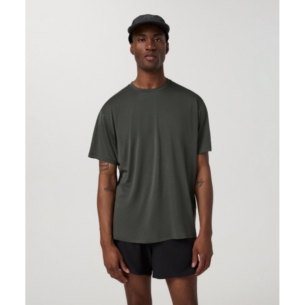 ヴオリ [メンズ] ショートスリーブテレインTシャツ_グリーン VR16121060