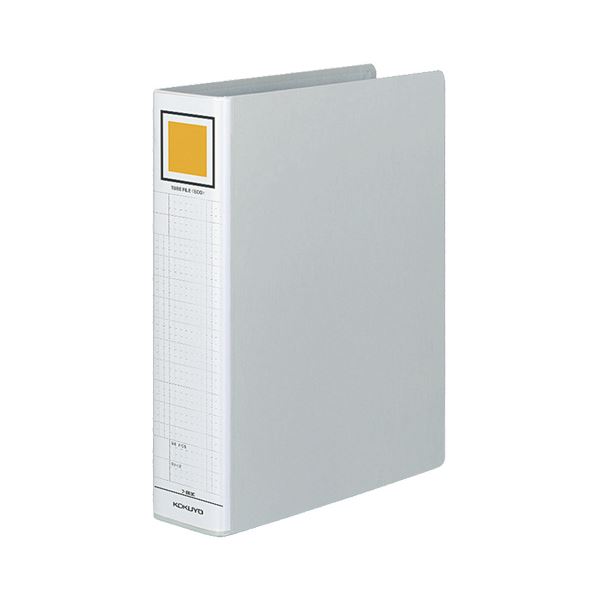 (まとめ) コクヨ チューブファイル(エコ) 片開き A4タテ 600枚収容 背幅75mm シルバー フ-E660C 1冊 (×10セット) 11,468円
