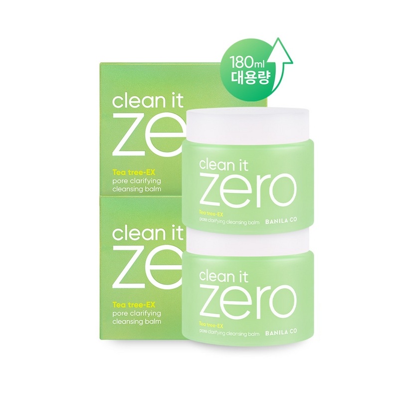 NEWクリーンイットゼロフォアクラリーファイングクレンジングバーム180ML 2個SET