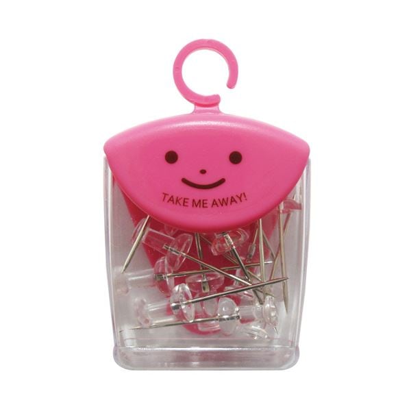 （まとめ）ミツヤ ツレテッテ ボンゴピン ロング透明 1セット（75本：15本x5ケース）[x3]