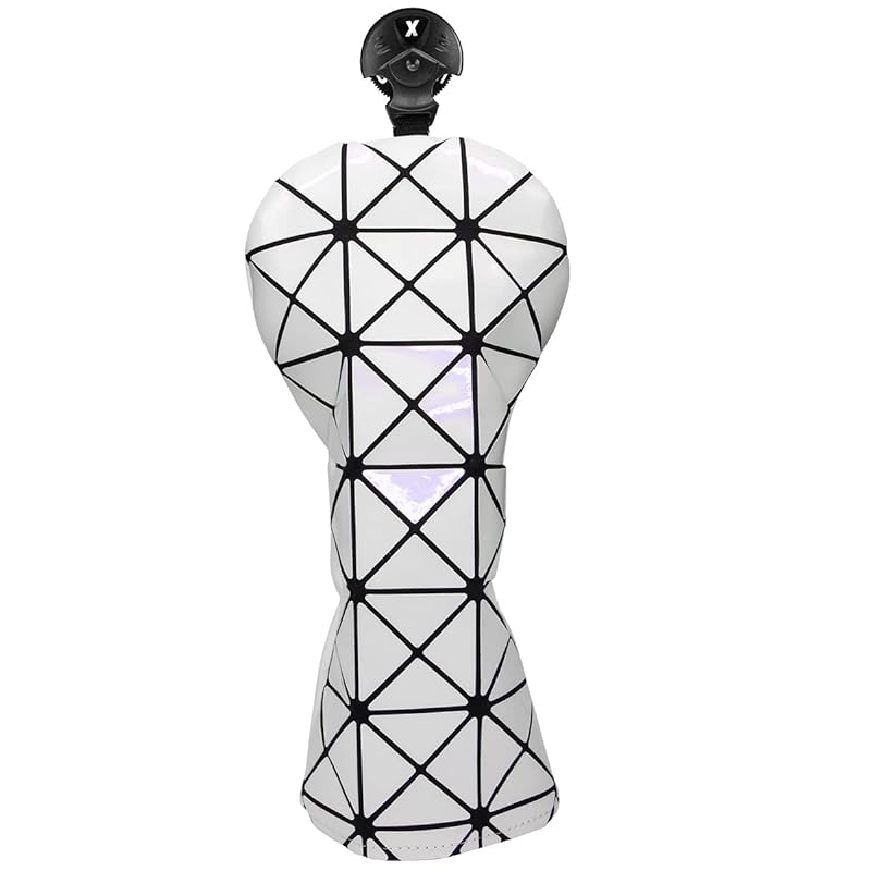 ゴルフヘッドカバーウッド用 人気 Miyake Style ドライバーカバー フェアウェイウッドカバー ユティリティーカバー/ハイブリッドカバー オシャレデザイン 番号タグ付き 高級レザー製 単品 3