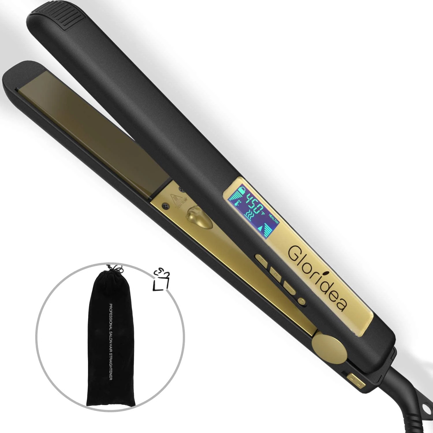 [アメリカ無料直送] [プレミアム商品][満足度上位]Gloridea Proヘアストレーナーチタン