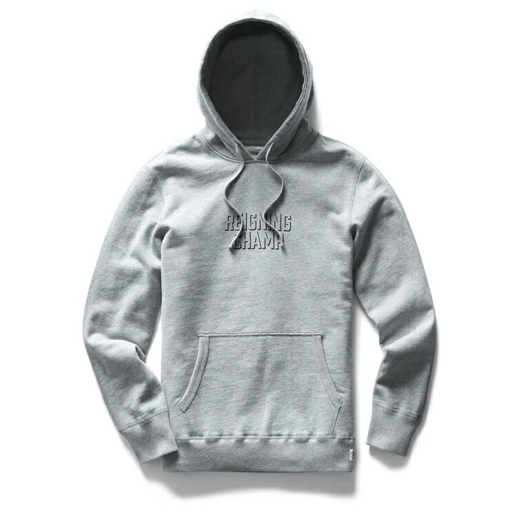 Dropshadow Pullover Hoodie S HEATHER GREY #RC-3813