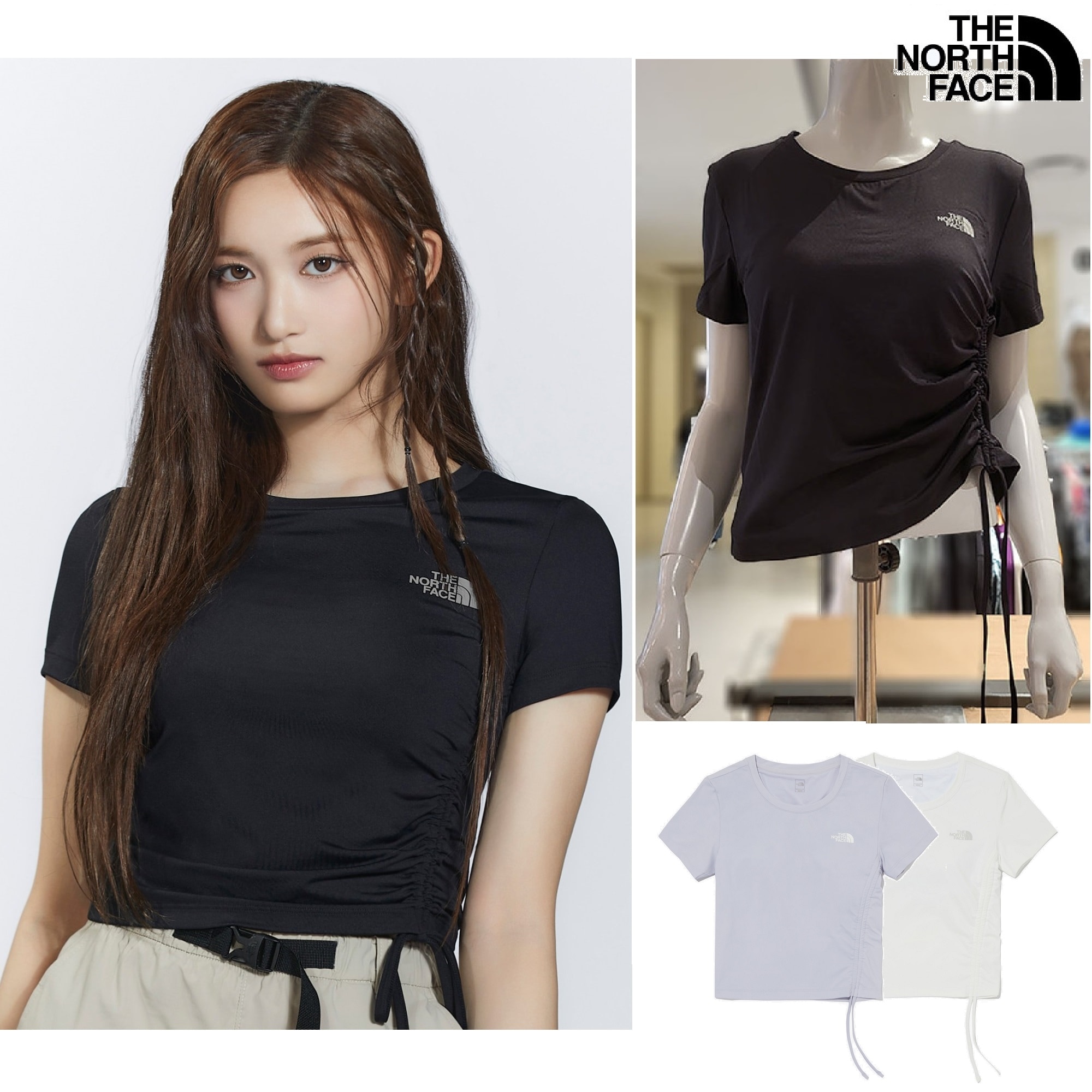 WomenS ICE ANY BRA S/S R/TEE 3色 女性服 Tシャツ 新商品 韓国ファッション 韓国人気 ストリートファッション 夏ファッション レイヤード スポーツウェア デイリールック