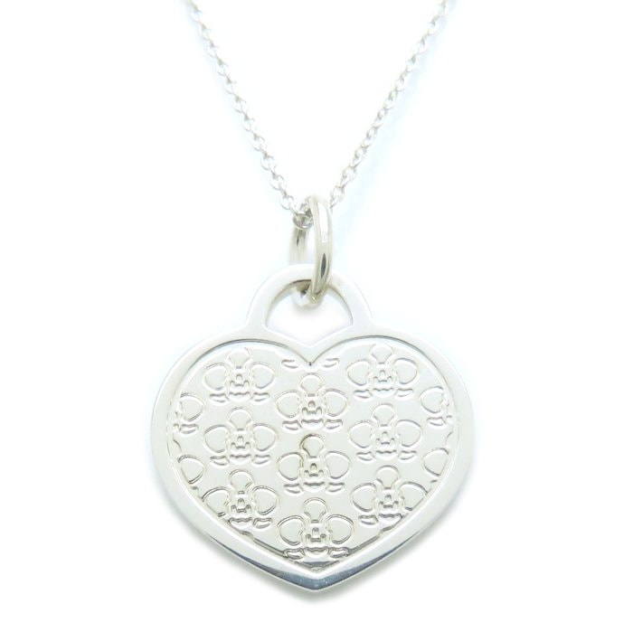 ハート ネックレス GO WOMEN 2016 名古屋ウィメンズマラソン ハート蘭(RUN)モチーフ SV925/294258【中古】