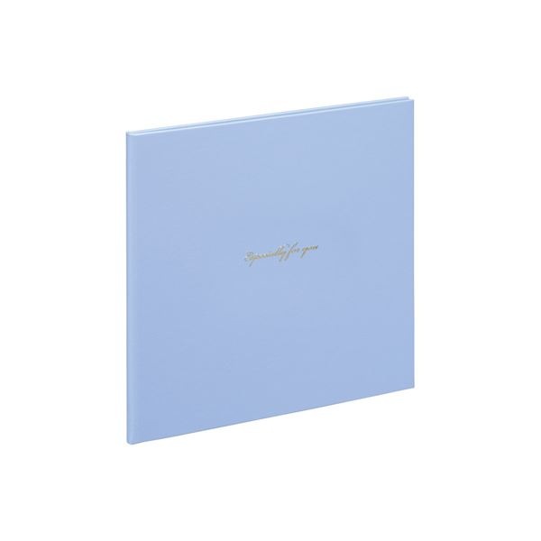 (業務用セット) 写真台紙／スクエア2L判2面 VM2L-301-B ブルー(×10セット)