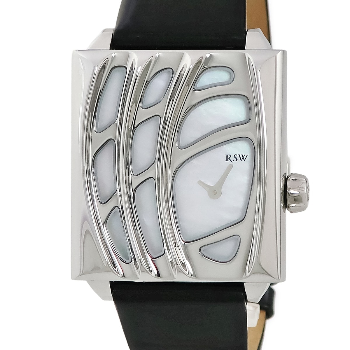 ワンダーランド 6020.BS.L1.21.00 クオーツ メンズ 未使用 シェル 白 スクエア 3年保証