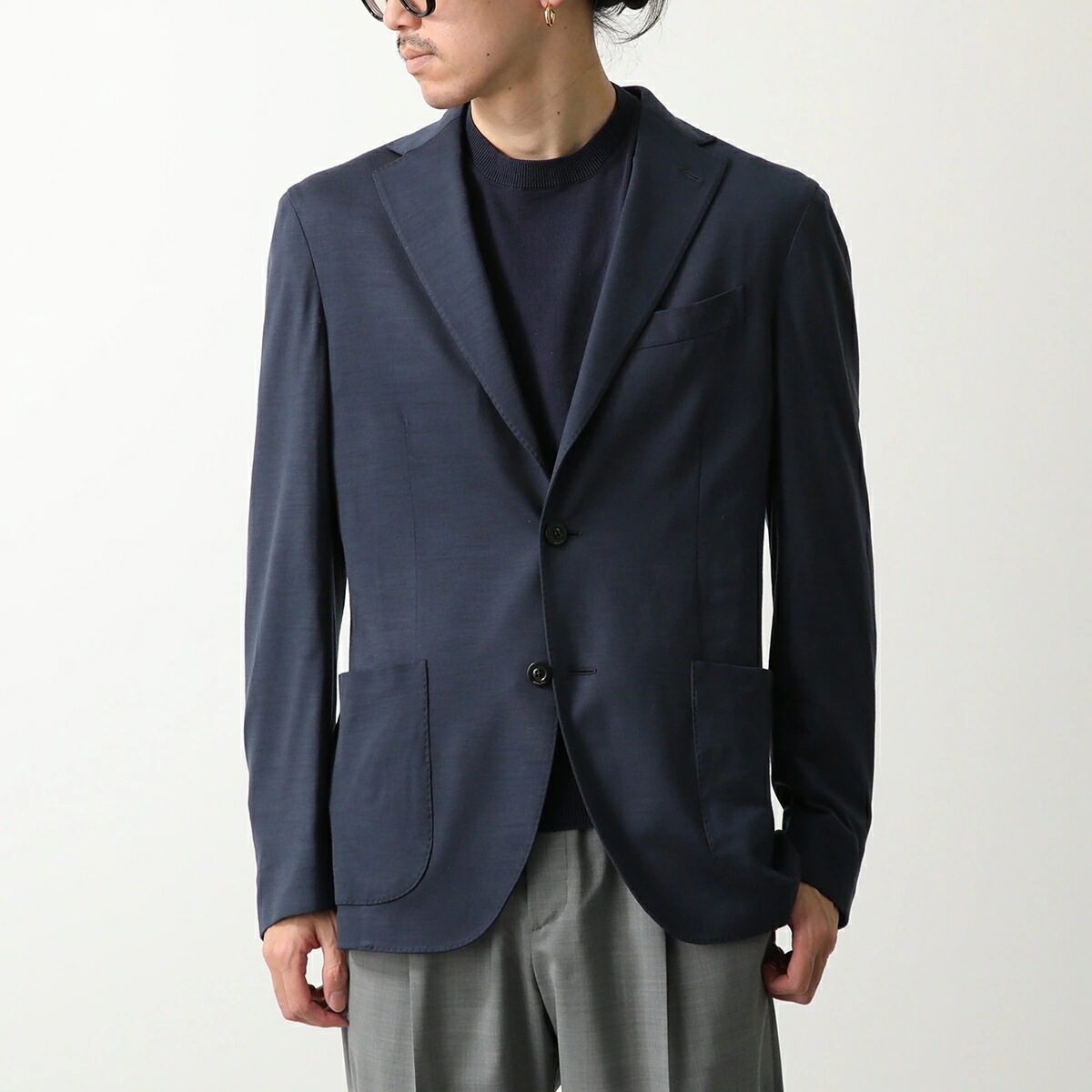 BOGLIOLI ボリオリ ジャケット DOVER ドーバー W1302E SB4701 メンズ ライトウール ジャージー 2B シングル テーラードジャケット 780