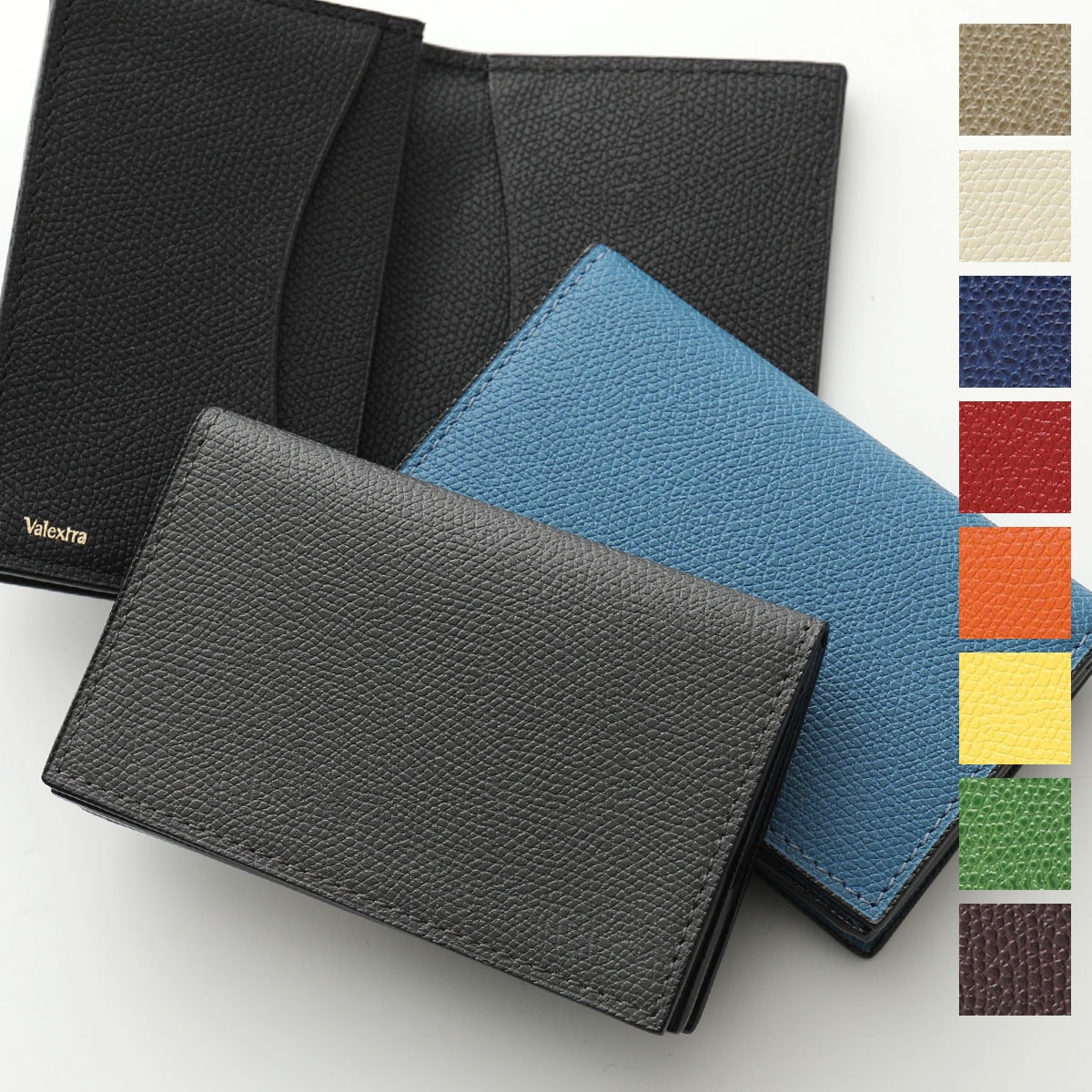 Valextra ヴァレクストラ カードケース Business card case SGNL0024028L99CC99 V8L03 028 メンズ レザー 名刺入れ ビジネス カラー15色