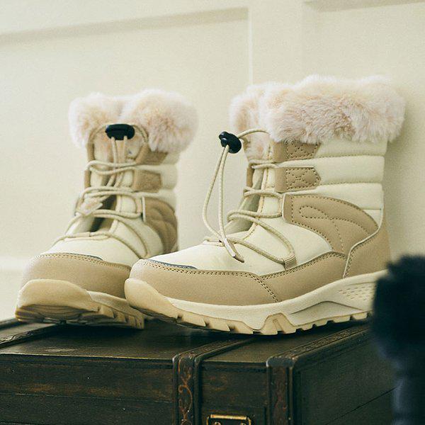 ブーツ ムーンブーツ レディースブーツ EL4W175BEG