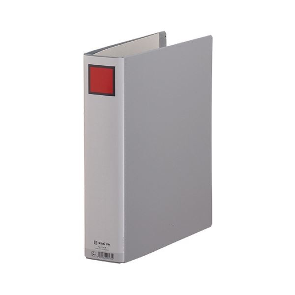 (まとめ) キングファイルG GXシリーズ A4タテ 500枚収容 背幅66mm グレー 975GX 1冊 (×30セット)