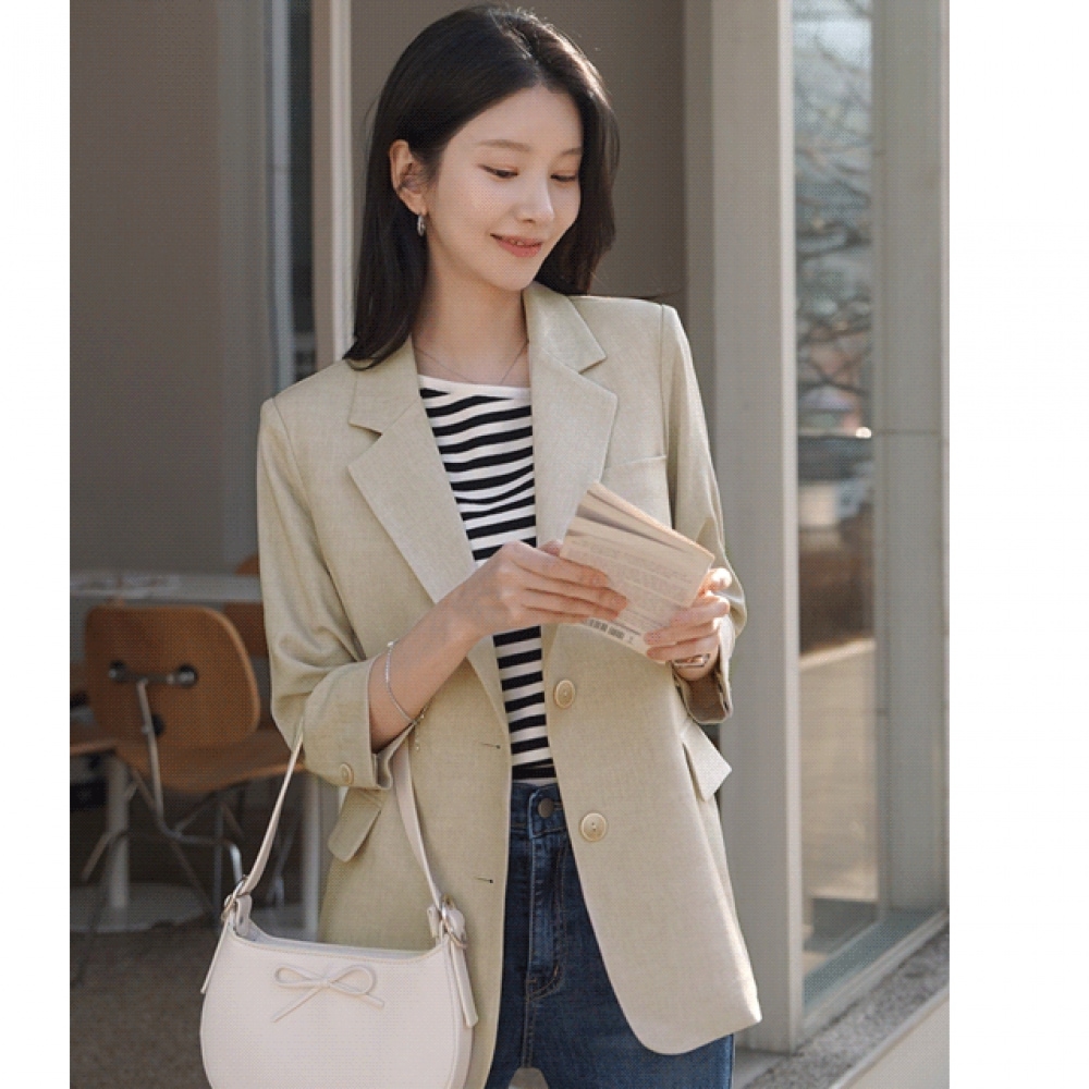 クリック&ファニーサンワンリネン 7 パートジャケット