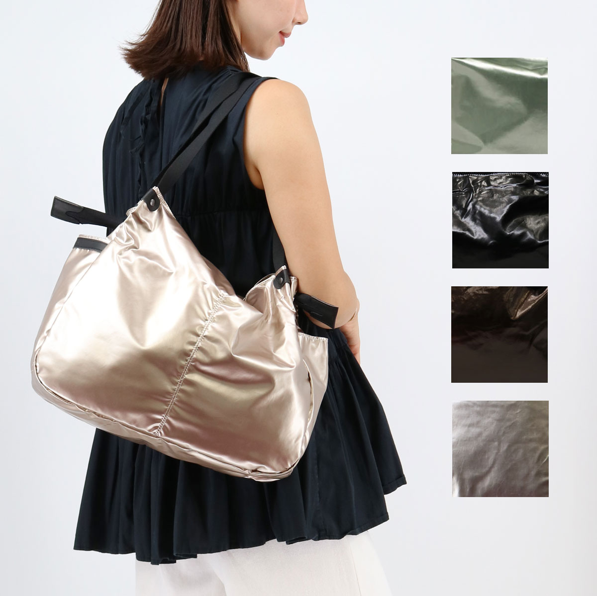 LEVANT 1566 LIGHT ORIGINAL ショルダーバッグ 通勤バッグ 通学バッグ 旅行 メタリック 撥水 A4収納可能 超軽量 ユニセックス