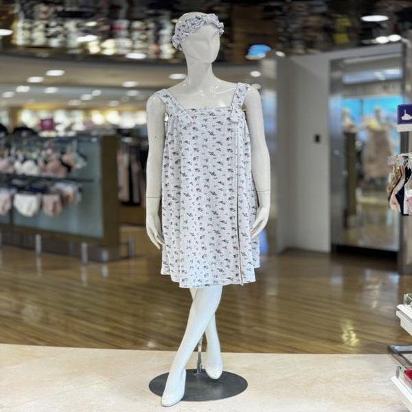 GW8884_テリーフラワー女性ローブゴルフガウン