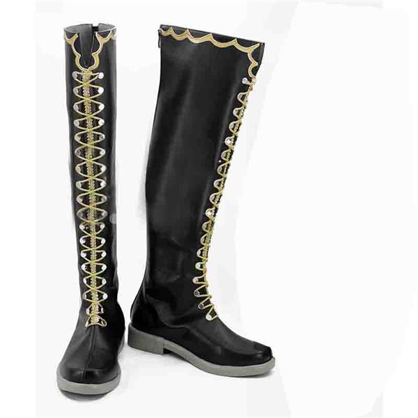 【SNS話題沸騰】バンドリ! BanG Dream! ガールズバンドパーティ! ガルパ Roselia ロゼリア 湊友希那 みなとゆきな Vo. コスプレ靴 ブーツ