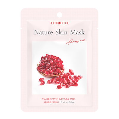 パック・フェイスマスク FOODOHOLIC Nature Skin Mask Qoo10] FOODAHOLIC フードアホリック ネイチャースキン ザク