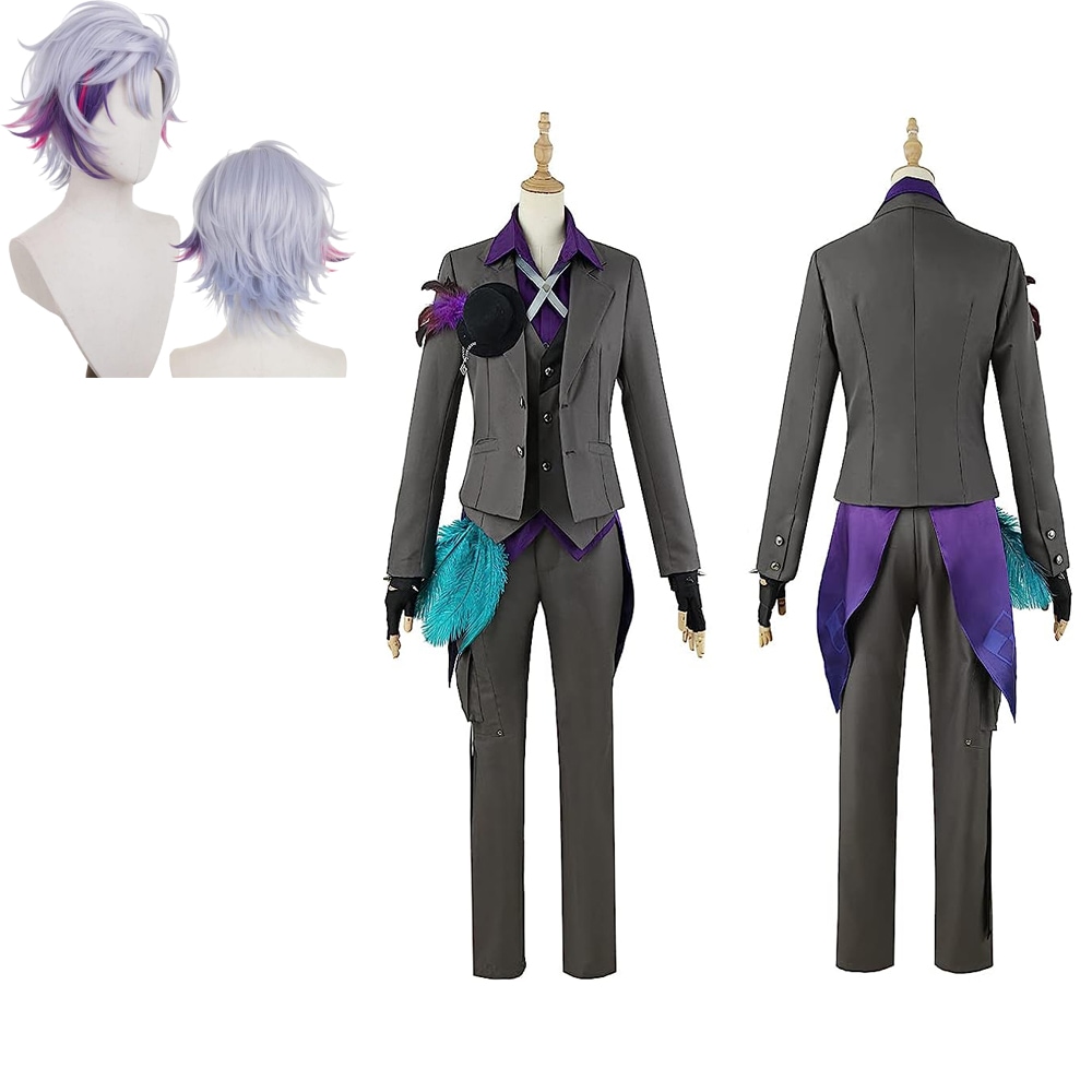 バーチャルYouTuber ユニット「ROF-MAO」 Crack Up!!!! 不破湊 コスプレ衣装 風 仮装 変装 ハロウィン クリスマス 学園祭 文化祭 コスチューム プレゼント 祭り 夏祭り