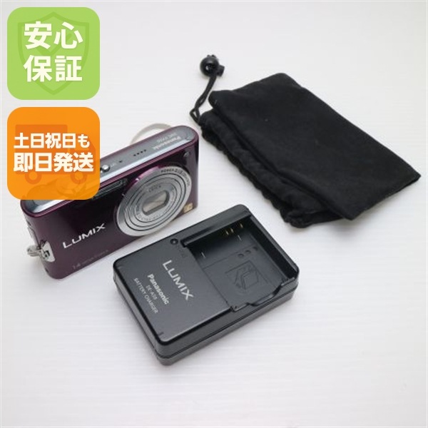 美品 DMC-FX66 バイオレット Panasonic LUMIX デジカメ 163