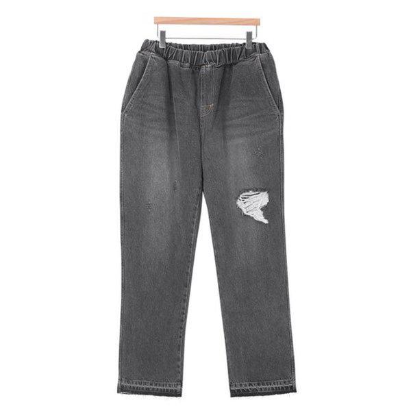 ジーンズ SPJP023 1COLOR メンズ バンディング ワイド デニム パンツ