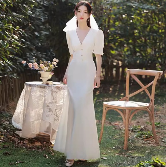 ドレス 衣装 ウエディングドレス 結婚式 披露宴 演奏会ドレス ステージドレス イブニングドレス ロング丈 ウエストマーク かわいい 大人可愛い きれいめ シンプル 大人 上品 おしゃれ かっこいい