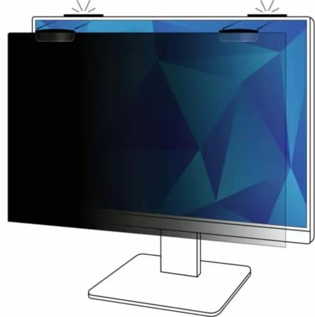 3M [PF240W1EM] 3M Privacy Filter for 24in Full Screen Monitor with 3M COMPLY Magnetic Attach16:10P