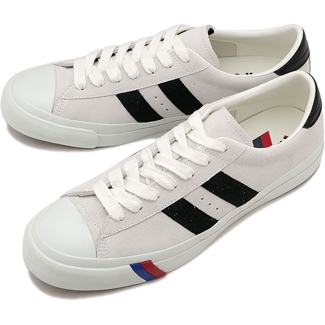 スニーカー ロイヤルプラス スエード ロー [PN1021] メンズ 靴 シューズ Vibramソール WHITE
