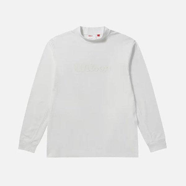 モックネック長袖Tシャツ W243001GTL91OWH