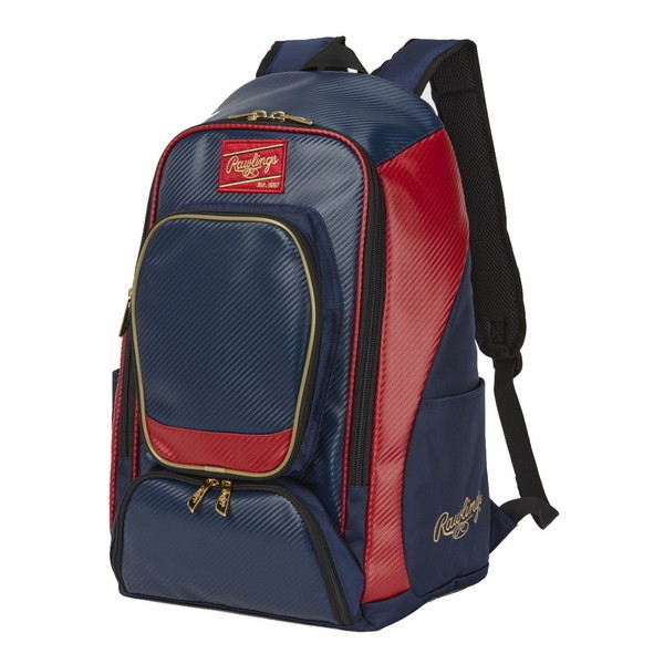 ローリングス 野球 バッグ チームバックパック ネイビー/レッド EBP13S10-N/RD N/RD