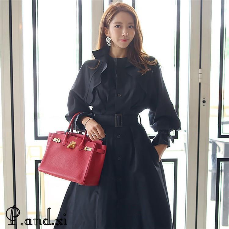 レディース ステンカラートレンチコート スプリングコート ベルト付き トレンチコート ダブル ロング丈 秋着 コート 通勤 アウター ロング丈レディース