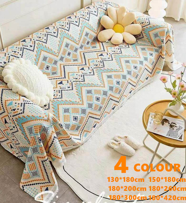 ブランケット 大判 毛布 ジャガードタオル ひざ掛け マルチ カバー ソファーカバー ソ タオルブランケット シングル ダブル ジャガードバスタオル オーバーサイズ 多機能 おしゃれ 掛け毛布 4,737円