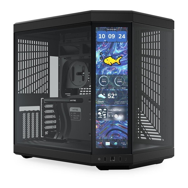 HYTE 14.9 Y70 Touch Infinite Black ブラック ミドルタワーPCケース